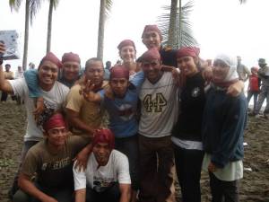 My team, Kapak Merah, named after an infamous street gang in Jakarta wore red (merah) bandanas…